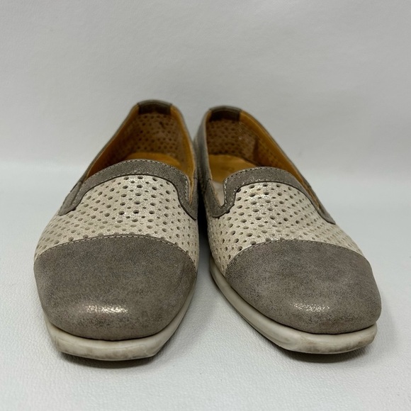 Unity in Diversity Metallic Perforated Cap Toe Slip On Flats, Women’s Size EU 36 - Picture 7 of 13